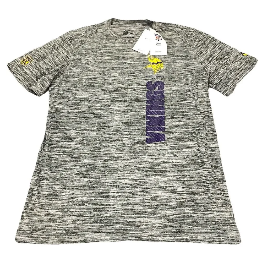 Minnesota Vikings Nike NFL On Field Dri-Fit Short Sleeve‎ Shirt MSRP $40